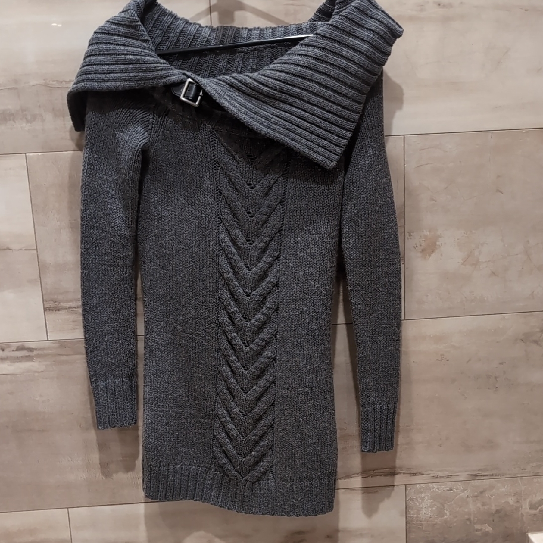 Victoria's Secret Charcoal Off-The-Shoulder Sweater